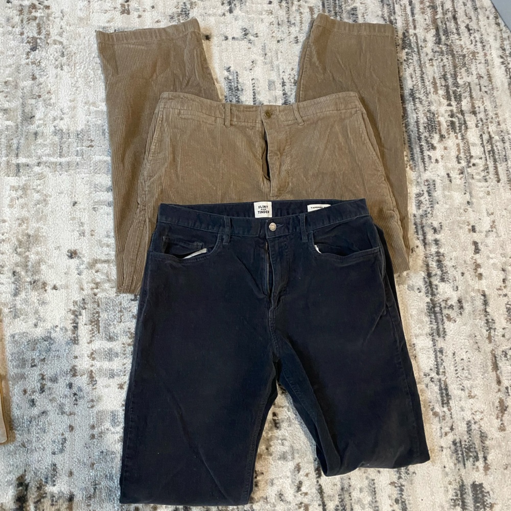 Men's Black and brown Jeans